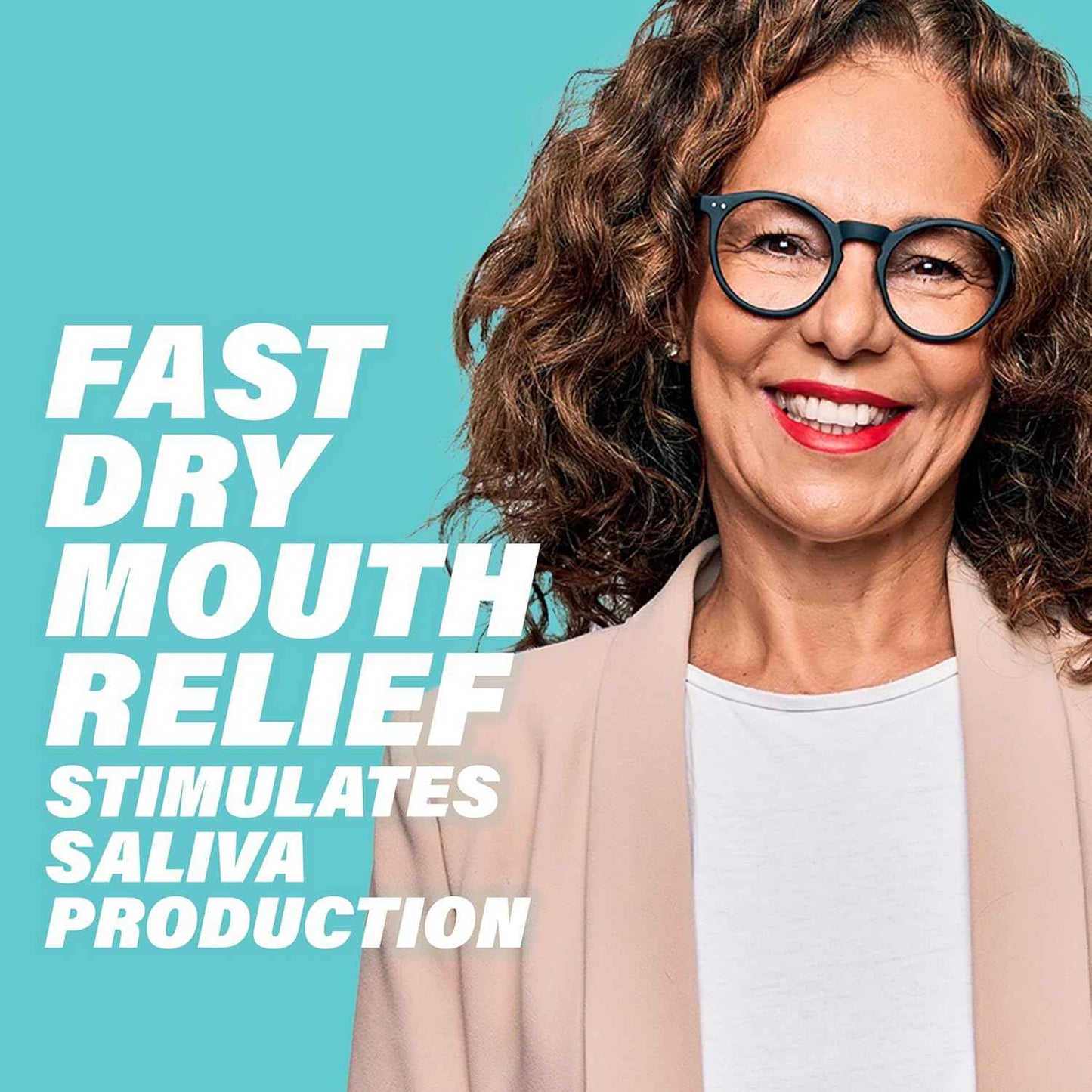 ACT Dry Mouth Gum – Focus Chew for Professionals and Frequent Speakers, Sugar Free 20 Count