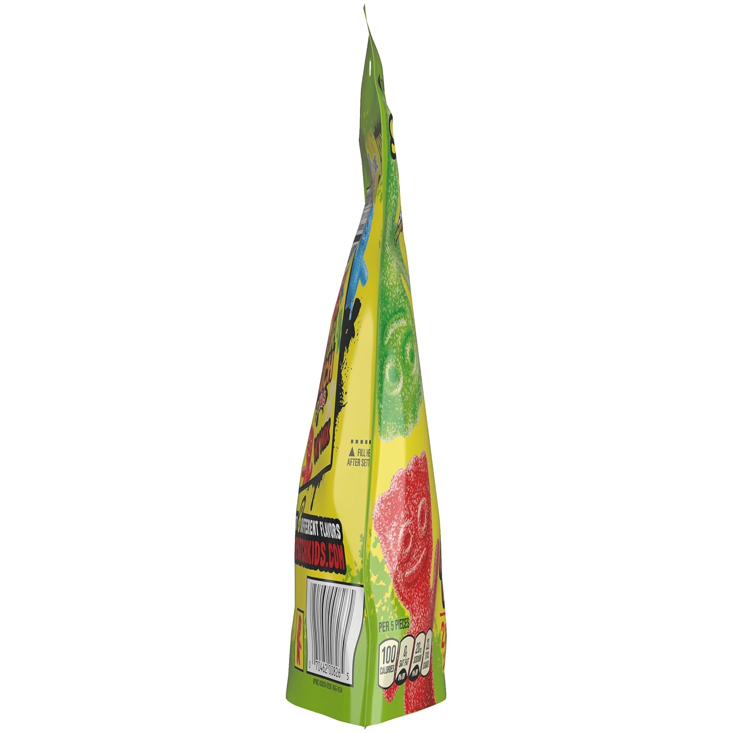 SOUR PATCH KIDS Big Kids Chewy Candy for Road Trips, 12 oz Resealable Travel Share Bag