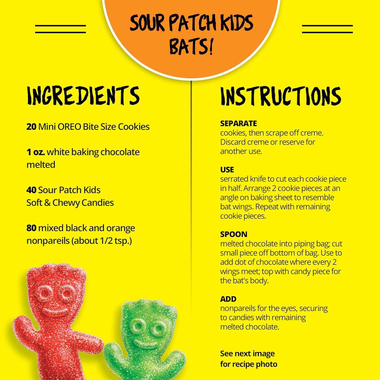 SOUR PATCH KIDS Original & Watermelon Bulk Candy - Kid-Friendly Individually Wrapped Halloween Treat Bags for School Parties