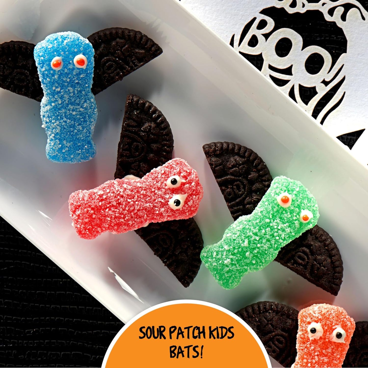 SOUR PATCH KIDS Original & Watermelon Bulk Candy - Kid-Friendly Individually Wrapped Halloween Treat Bags for School Parties