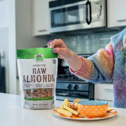 TerrAmazon Raw Unsalted Almonds – No-Added-Sodium Lunchbox Snack for School Days