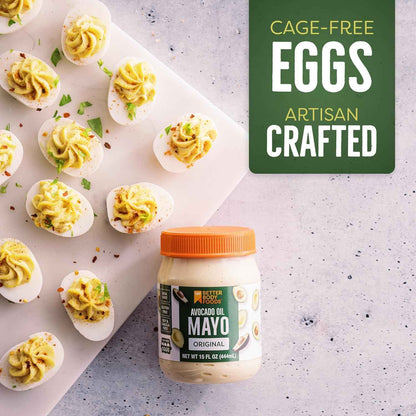 BetterBody Foods Avocado Oil Mayonnaise for Backyard Cookouts, Crowd-Pleasing Mayo for Burgers and Wraps
