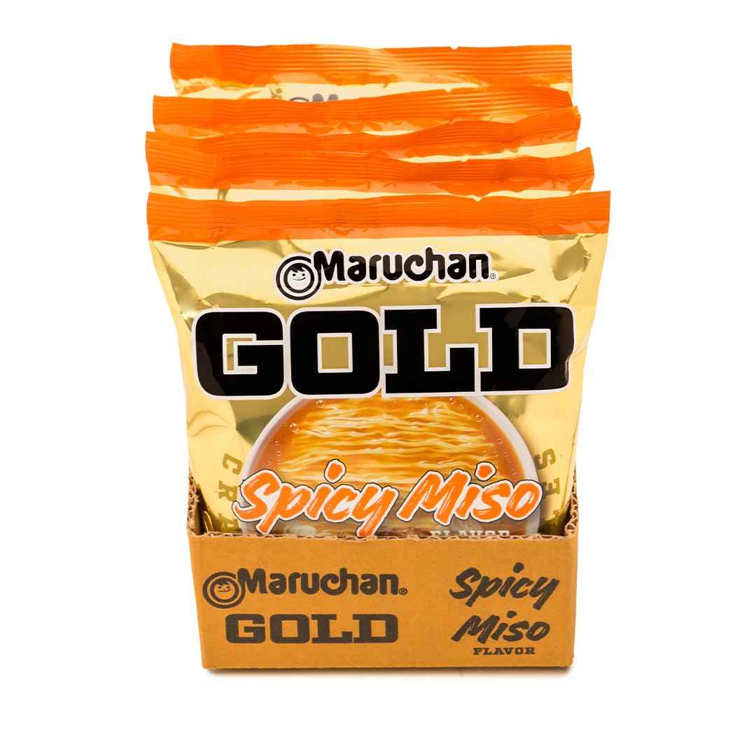 Maruchan Gold Spicy Miso Craft Ramen – Mindful Quick Meal for Stress-Free Study and Work Breaks