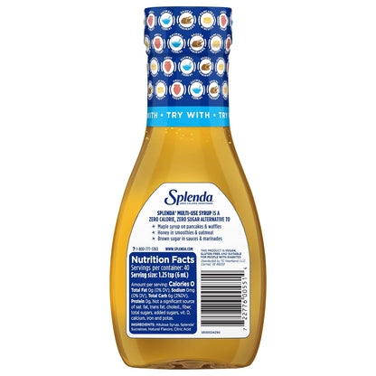 Splenda Multi-Use Allulose Syrup, Thoughtful Sugar Free Gift for the Dieter or Home Baker in Your Life, 8oz Bottle