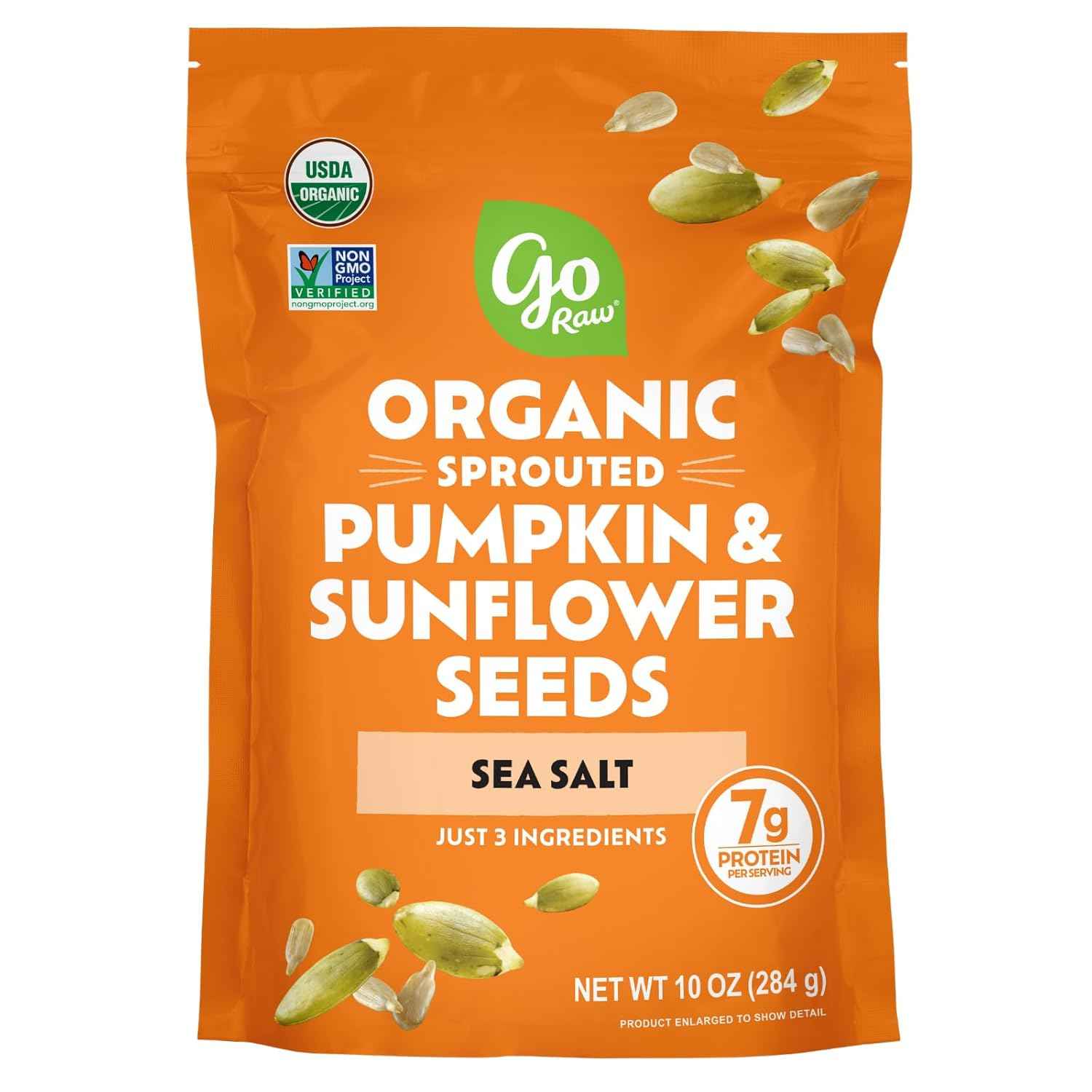 Go Raw Organic Sprouted Pumpkin & Sunflower Seeds – Mindful Keto Pantry Snack for Wellness Routines