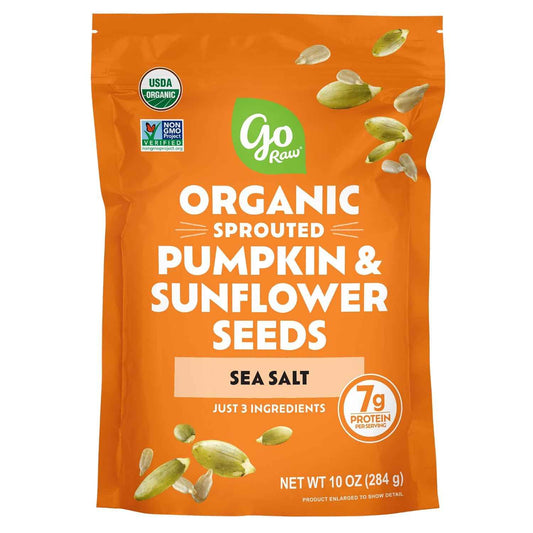 Go Raw Organic Sprouted Pumpkin & Sunflower Seeds – Mindful Keto Pantry Snack for Wellness Routines