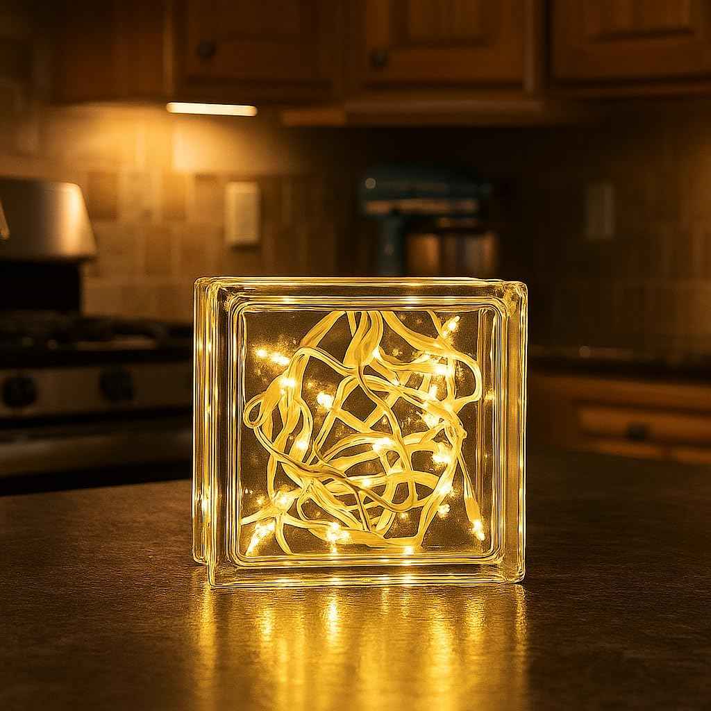 Novelty Lights Outdoor Patio String Lights for Tabletop and Garden Accents, 10 Clear Incandescent Mini Bulbs on 5.5ft Weather Resistant Wire