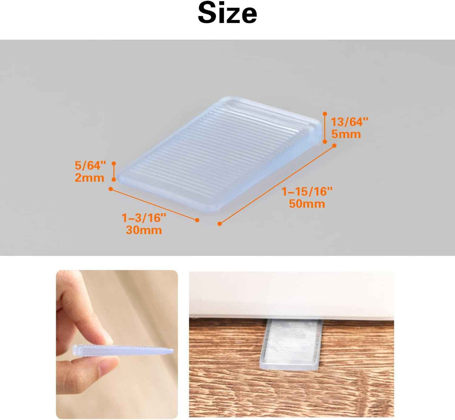 Weather-Resistant Shims Pack of 8 – Outdoor Patio Furniture Leveler for Uneven Deck Boards