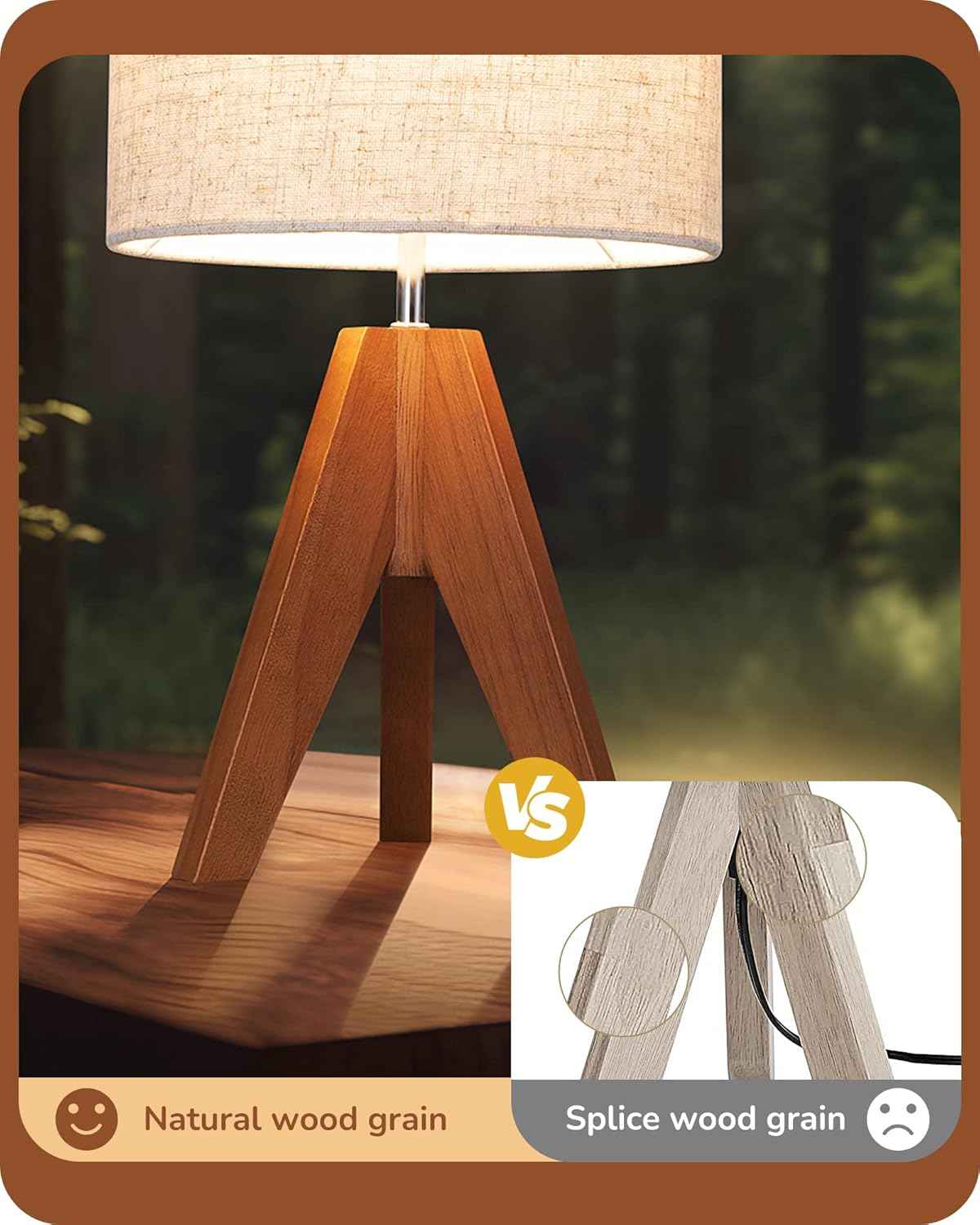 EDISHINE Tripod Table Lamp – Thoughtful Housewarming Gift for New Home and First Apartment