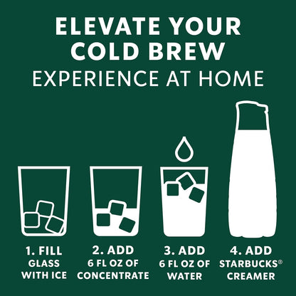 Starbucks Cold Brew Concentrate – Smooth Low-Acidity Coffee for the Morning Mindfulness Ritual, 32 Fl Oz