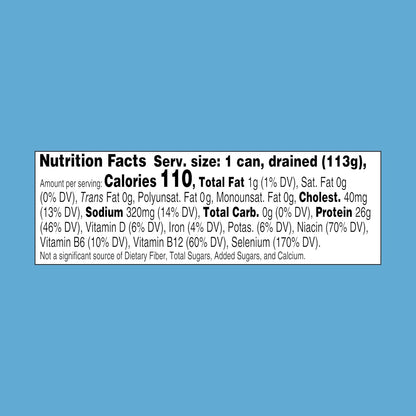 StarKist Solid White Albacore Tuna in Water 4-Pack – Mild Flavor Kid-Friendly High-Protein Lunchbox Filling for Family Meals