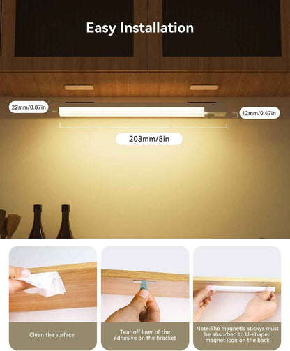 LuminWick Motion Light Set – Thoughtful Housewarming Gift for New Homeowners, 3 Pack