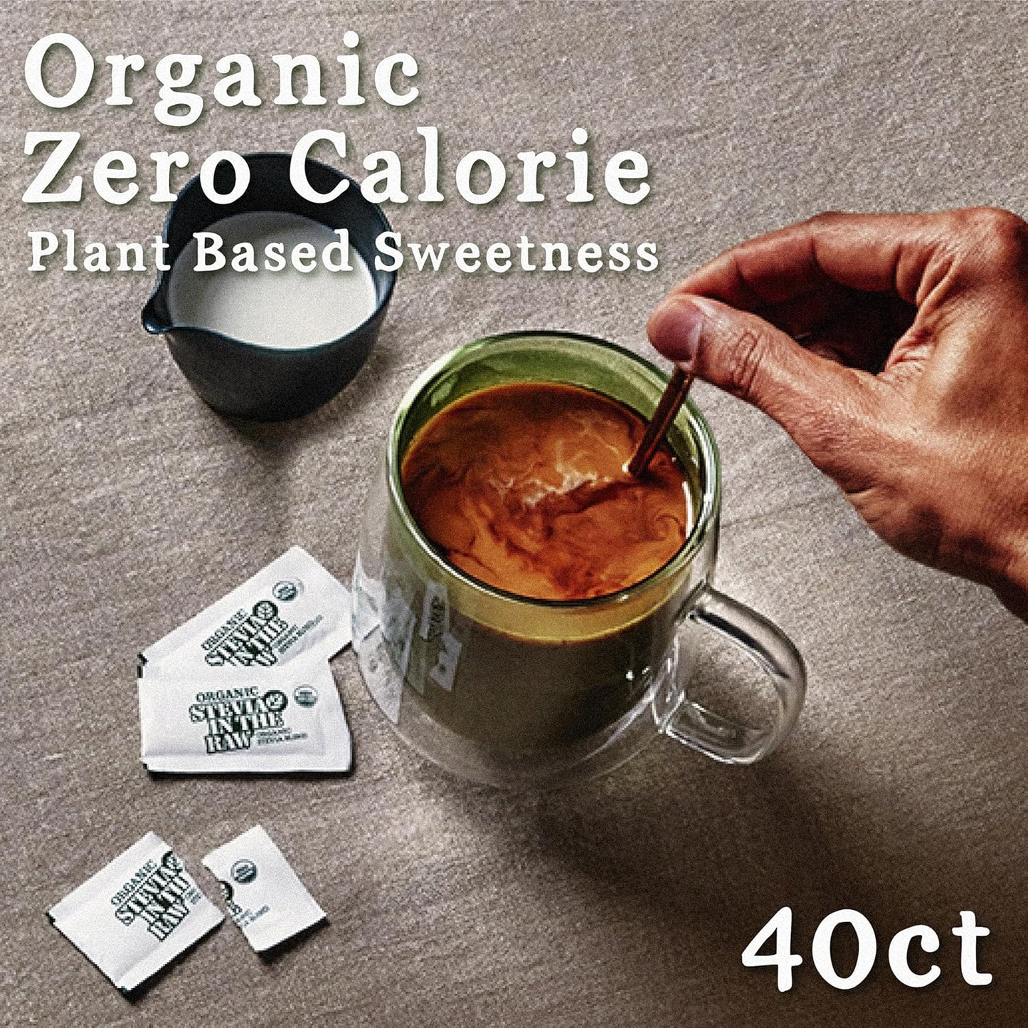 Stevia In The Raw Organic Stevia Sweetener Packets – Travel-Friendly Sweetener for Camping Mornings and Hike Brews