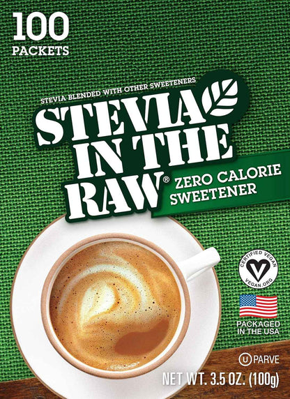 Stevia In The Raw Zero Calorie Packets – Steady Focus Companion for Home Office Coffee and Tea Breaks