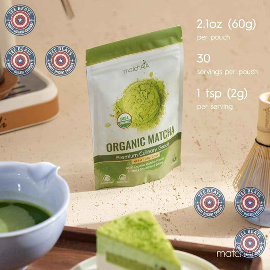 MatchAiA Matcha Pouch – Cozy Valentine's Day Gift for Her Who Loves Clean Lattes