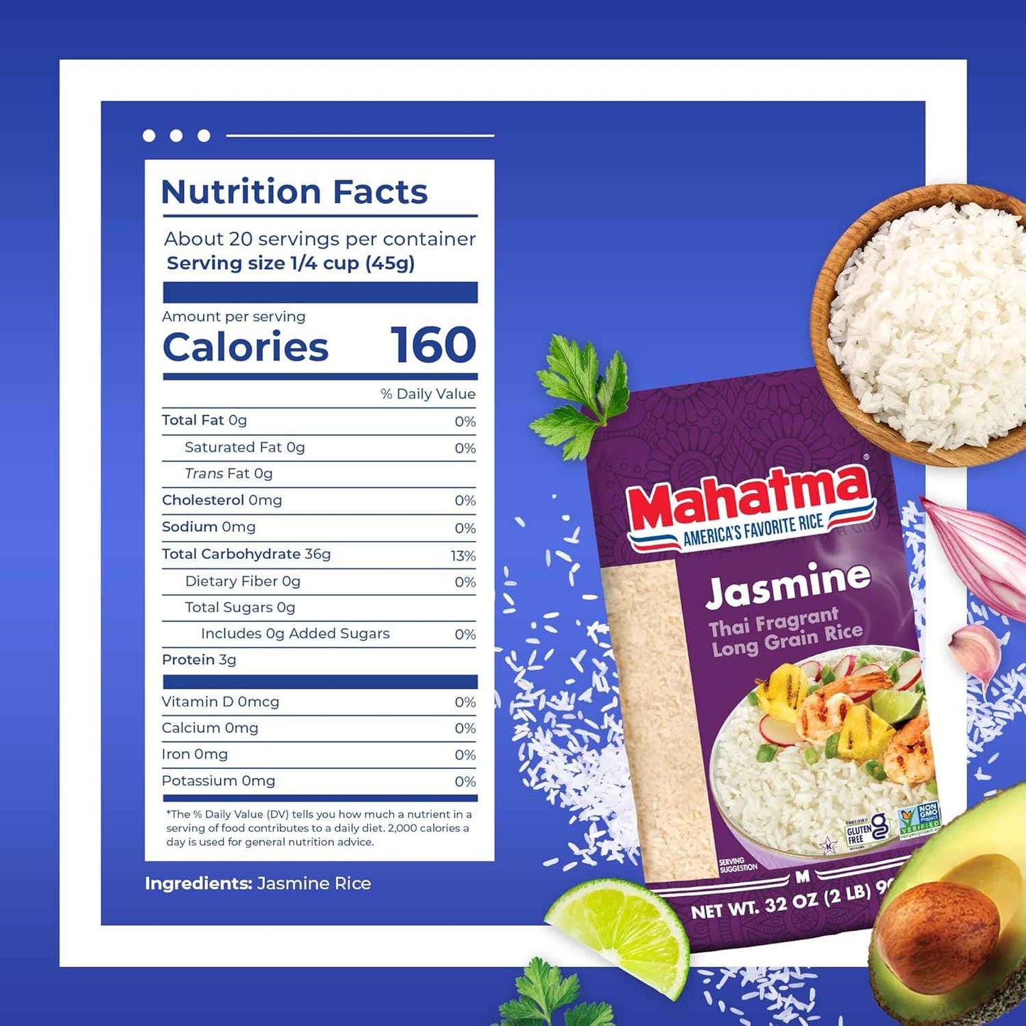 Mahatma Jasmine Rice 10 lb – Family-Size Fragrant Rice for Shared Dinner Tables