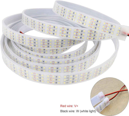 Muzata 12V Low-Heat LED Strip – Cool-to-Touch Daylight Tape for Homes with Kids and Pets