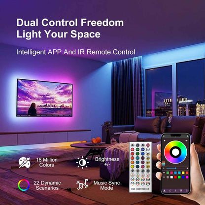LEBOSP LED Strip Lights – Calming Bedroom Light for Sleep & Wind-Down Routine, Timer