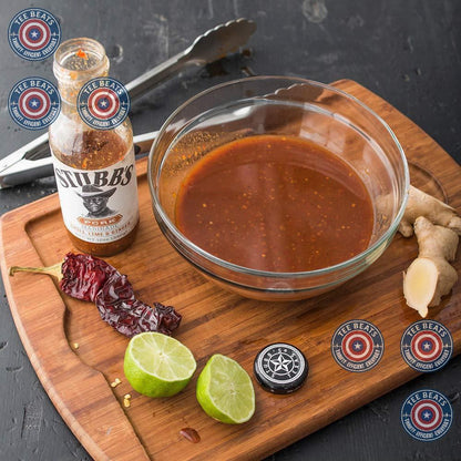 Stubb's Chiles, Lime & Ginger Pork Marinade, 12 oz – Portable Grill Flavor for Smoker Sessions, Tailgates, and Open-Air Dinners