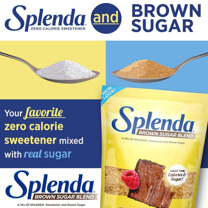 SPLENDA Brown Sugar Blend as a Thoughtful Housewarming Gift, Half-Sugar Baking Pantry Staple for Health-Conscious Home Cooks