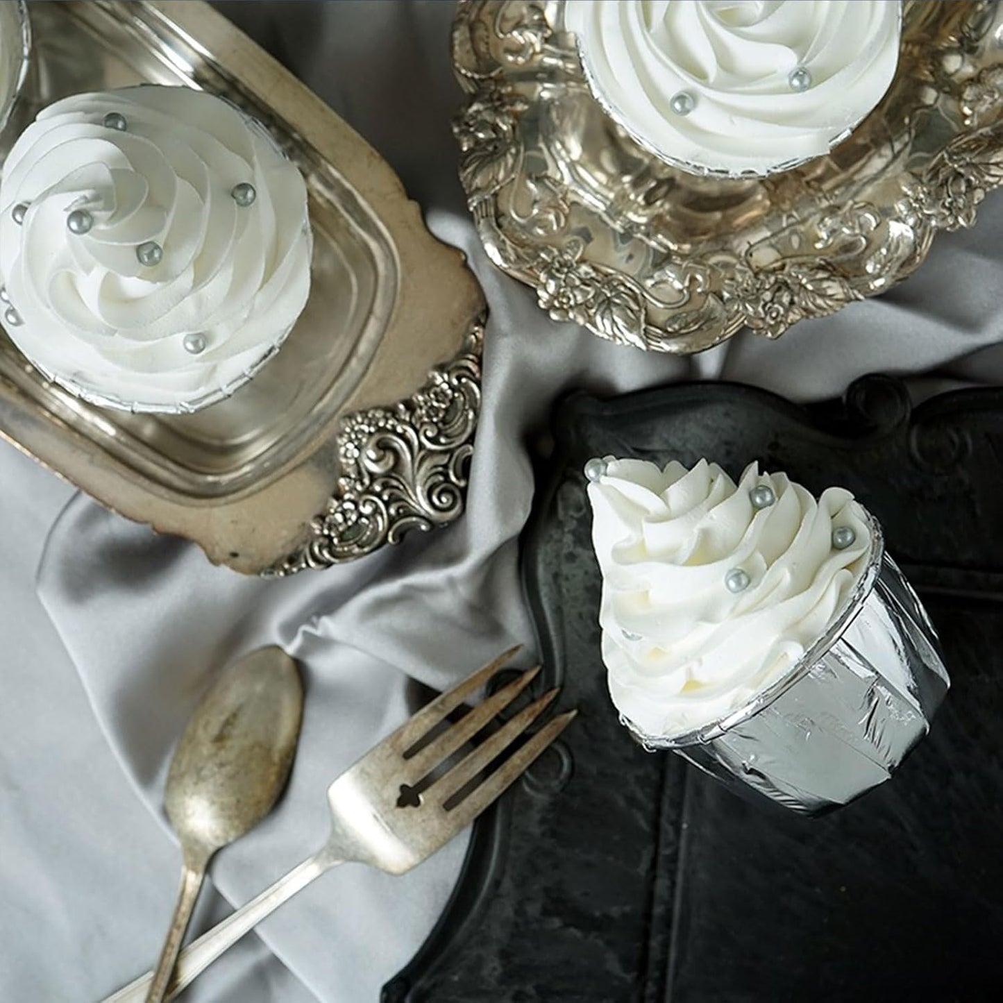 SUGAR BAY Premium Metallic Pearl Sprinkle Set – High-End Dessert Finishing for Professional Patisserie and Upscale Home Kitchens