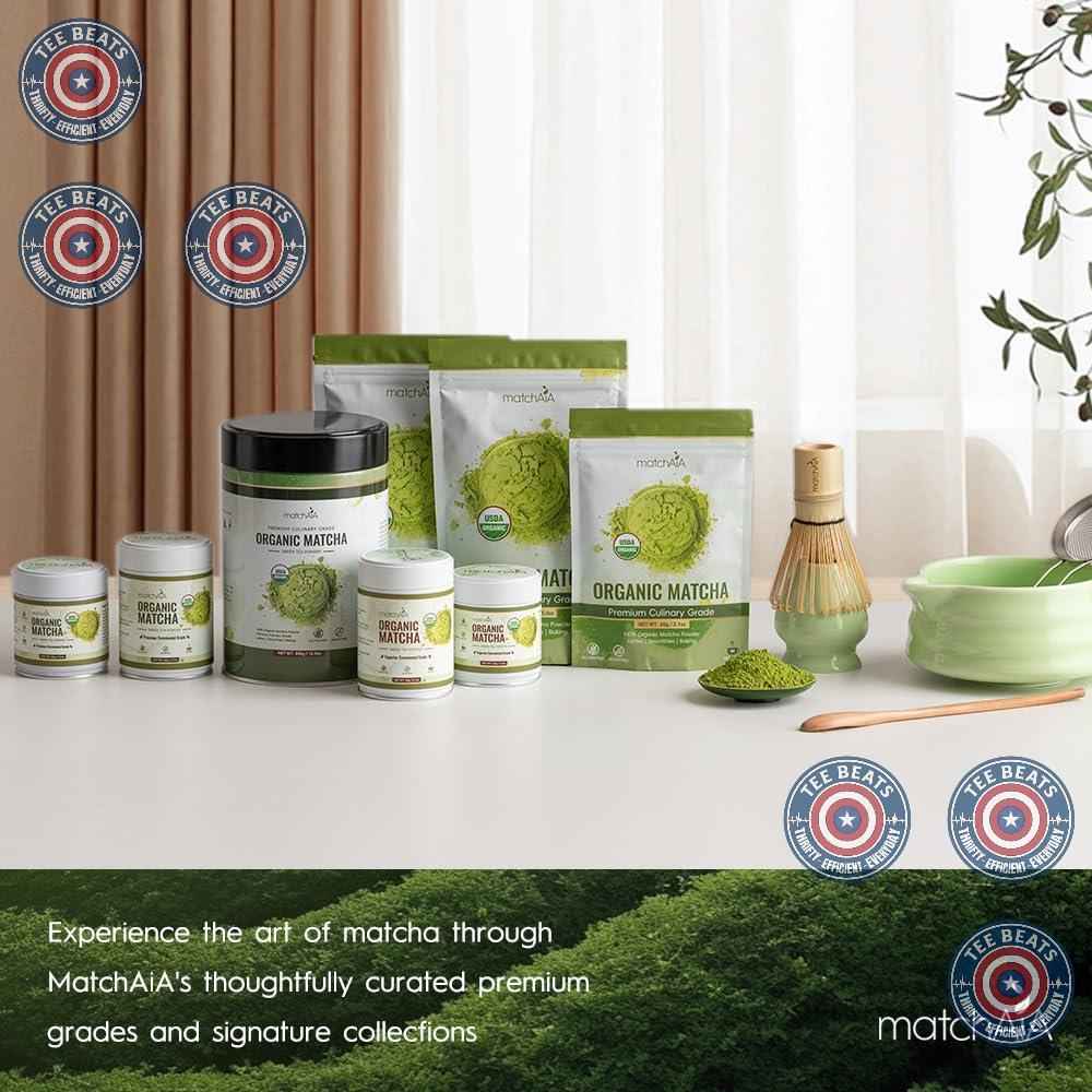 MatchAiA Organic Matcha – Clutter-Free Pantry Staple for the Intentional Minimalist Kitchen