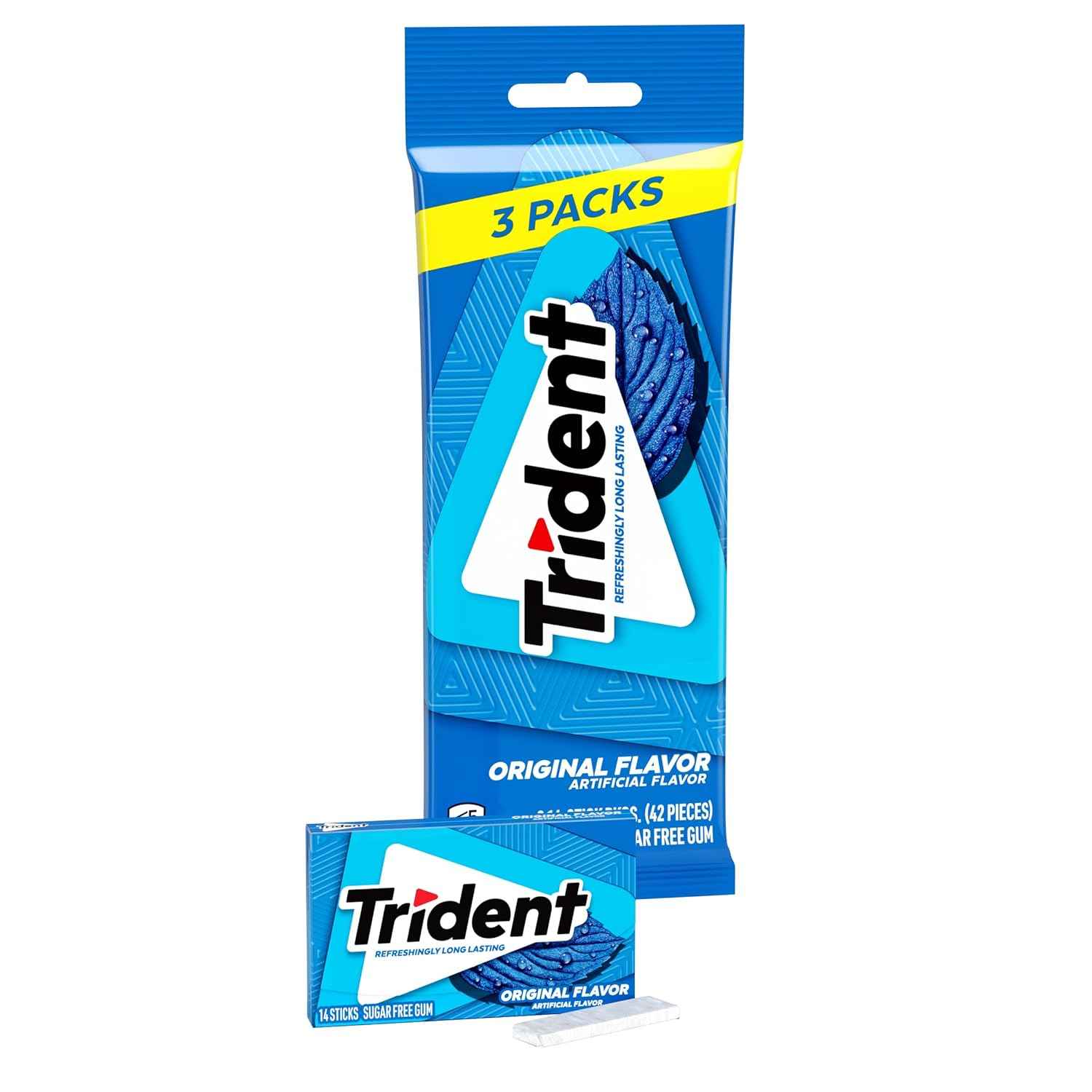 Trident Sugar-Free Chewing Gum 3-Pack – Practical Stocking Stuffer and Hostess Gift