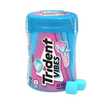 Trident Vibes SOUR PATCH KIDS Blue Raspberry Chewing Gum – Teen Birthday Gift and Friendship Share Pack, 160 Pieces