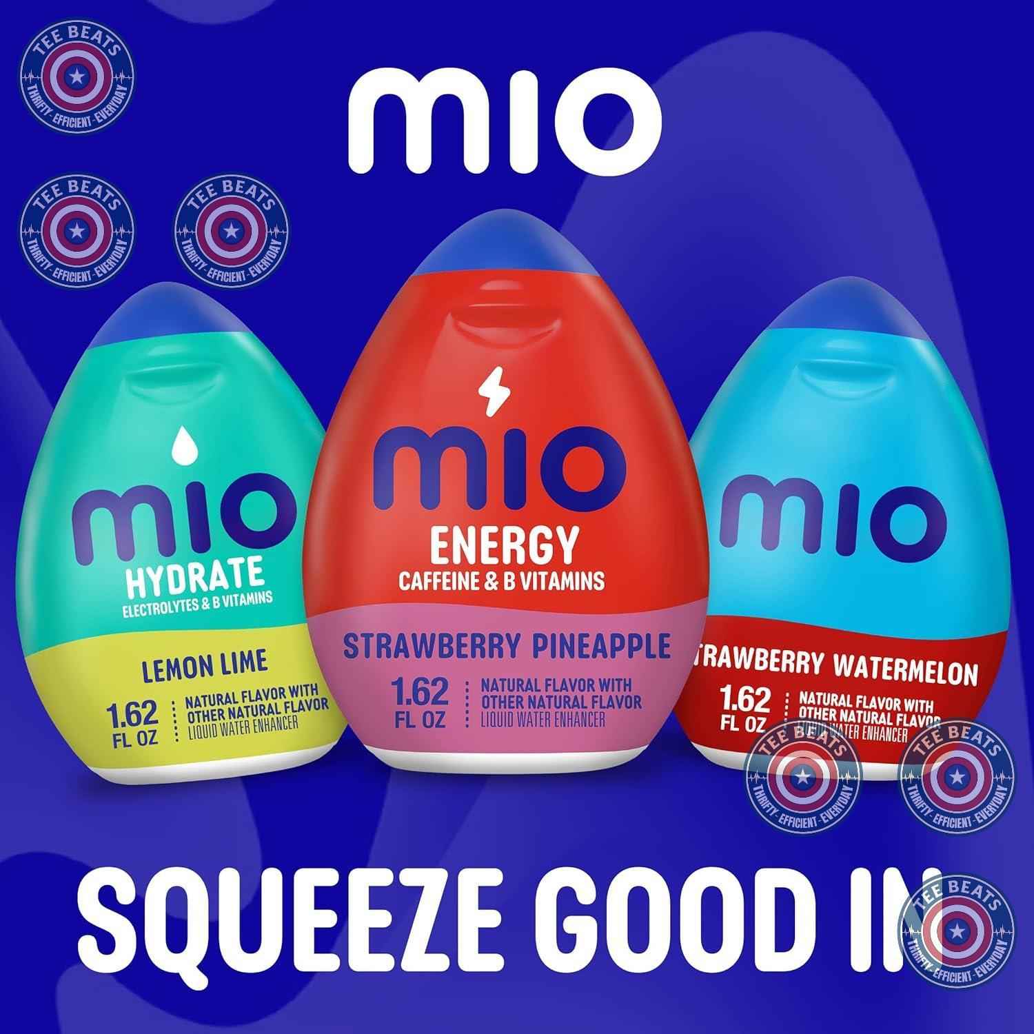 mio Energy Strawberry Pineapple Drops – Trail and Gym Bag Hydration for Active Lifestyles