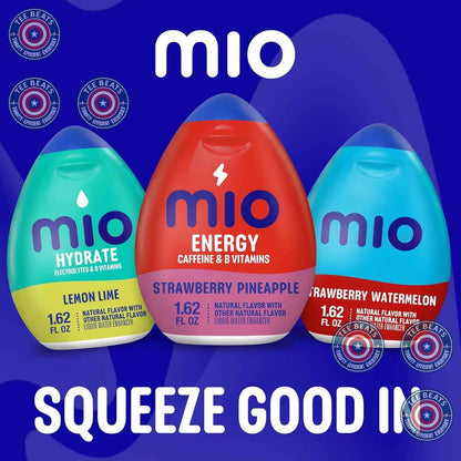 mio Energy Strawberry Pineapple Drops – Trail and Gym Bag Hydration for Active Lifestyles