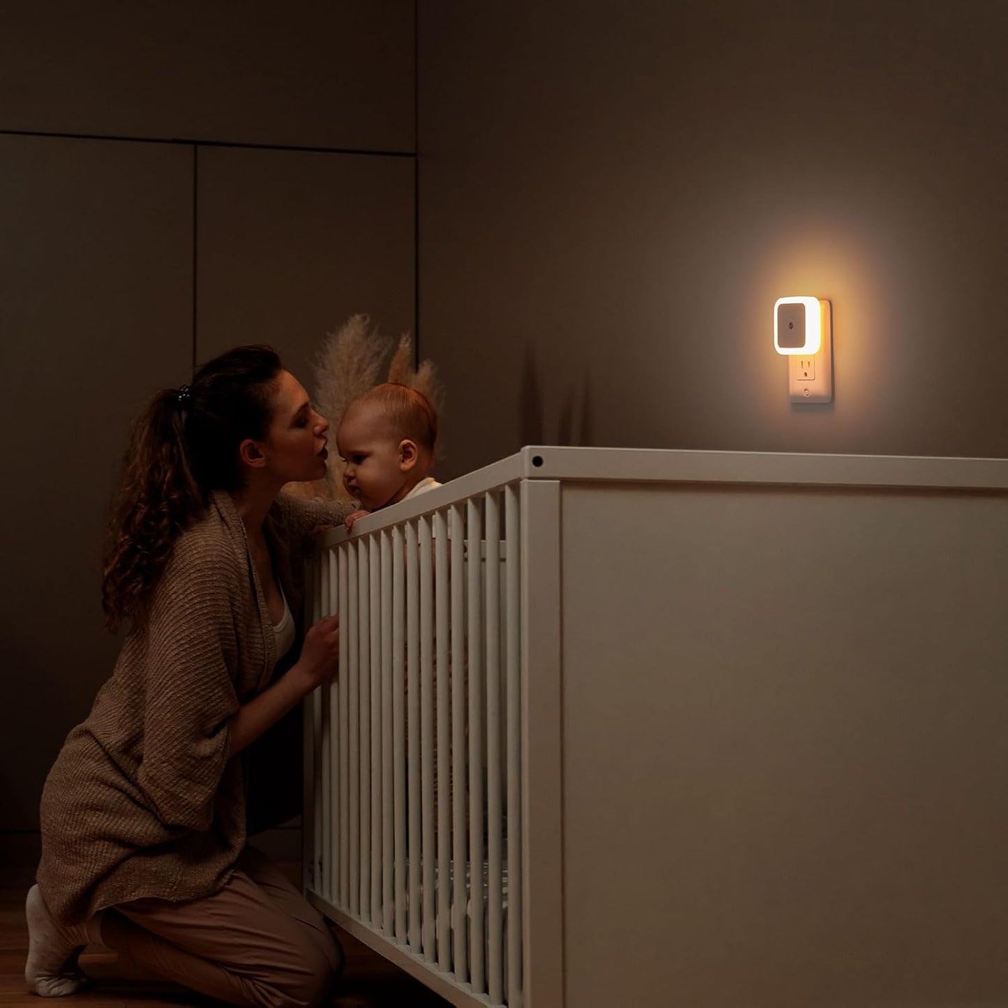 Sujeet Night Light 8-Pack – Warm White and Color LED Accent Lighting for Bedroom, Living Room, and Kitchen Ambiance
