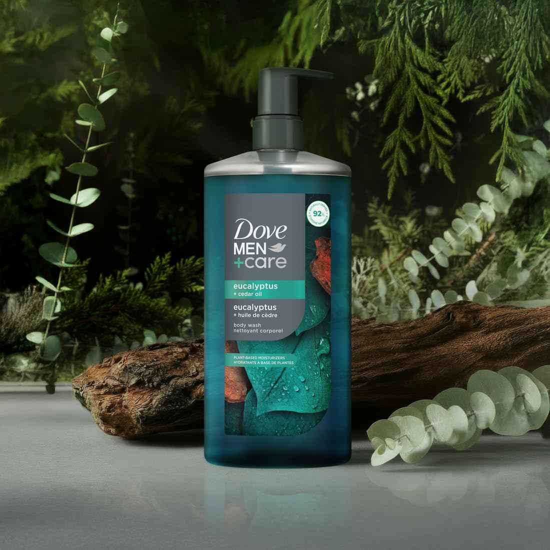 Dove Men Care Body Wash for Men | 26oz Pump Bottle for On-the-Go Locker Room and Travel Shower Use