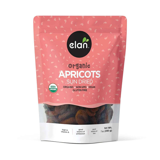 Elan Organic Sun-Dried Apricots – Thoughtful Healthy Gift for Mom and Friends