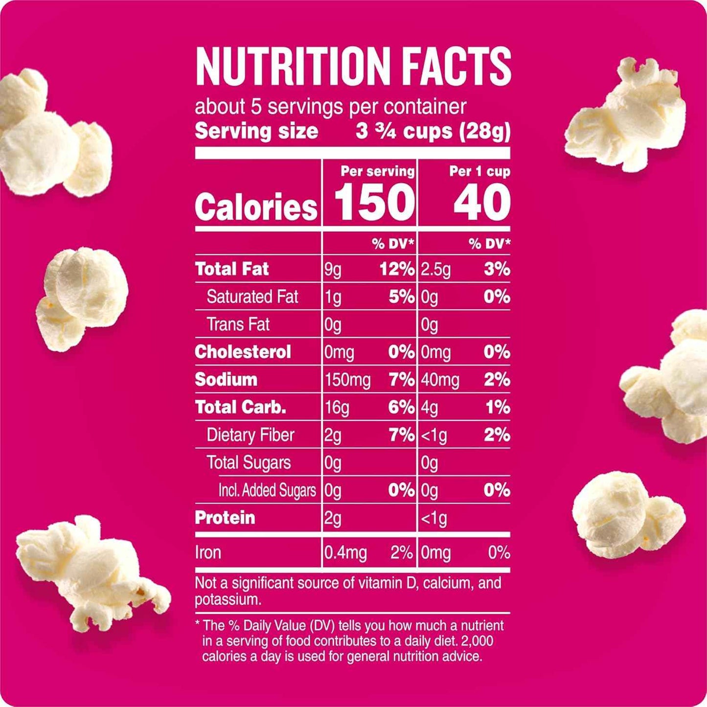 Angie's BOOMCHICKAPOP Sea Salt Popcorn – Gluten-Free Vegan Snack for Family Movie Night with Kids
