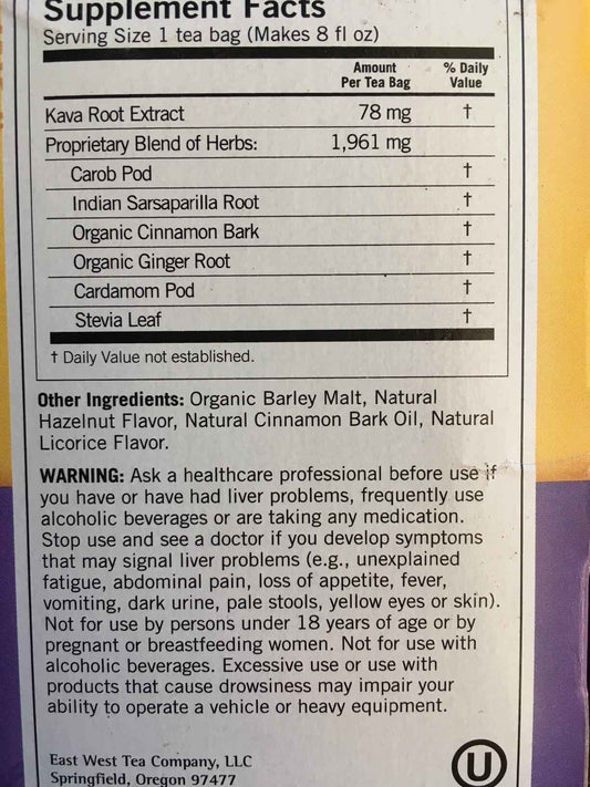 Yogi Tea Kava Stress Relief – Valentine's Day Gift for Her, Relaxing Herbal Tea to Unwind Together