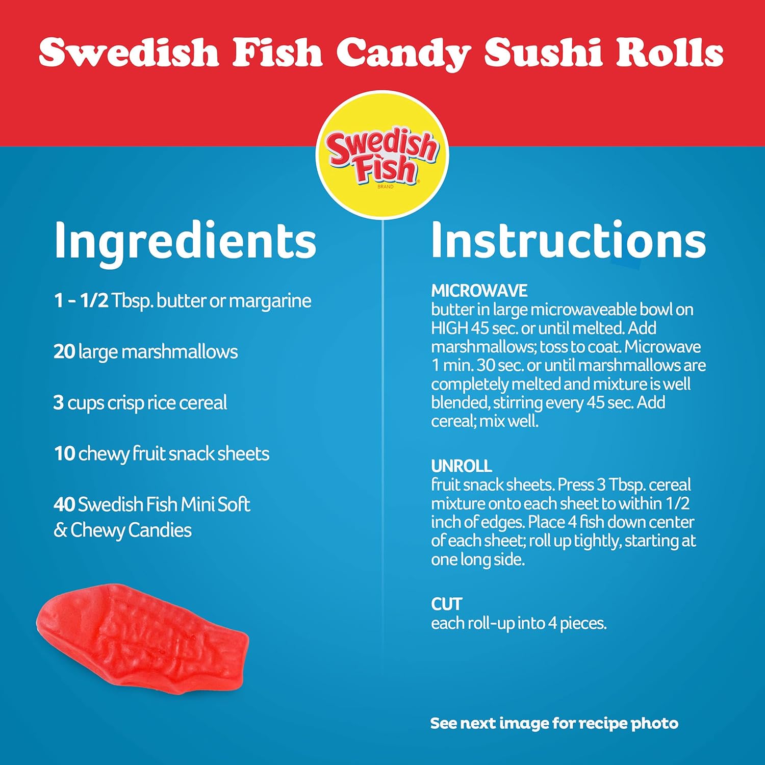 Swedish Fish Mini Gummy Candy – Picnic and Park Snack for Outdoor Family Outings, Sports Practice, and Playground Visits, 24 Count