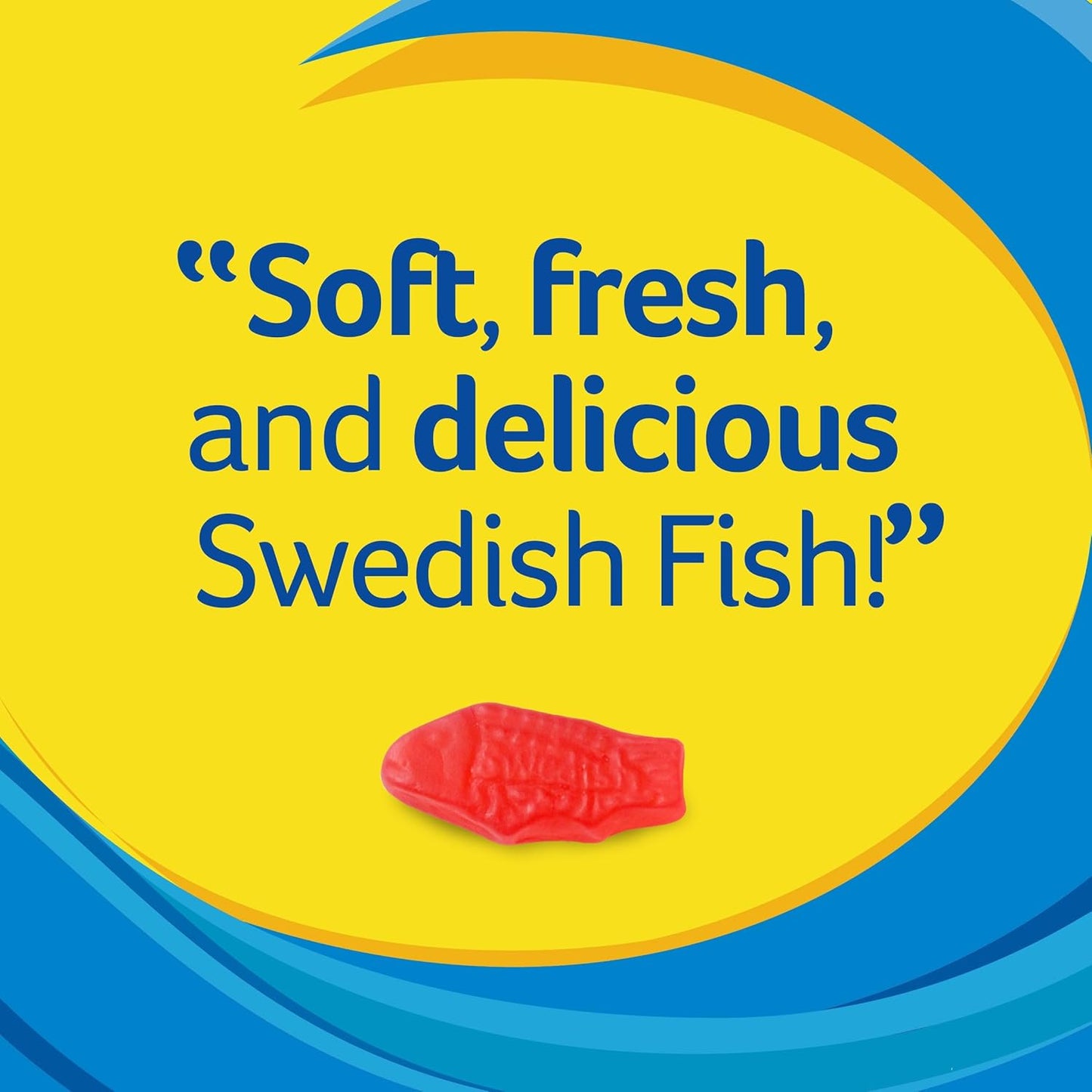 SWEDISH FISH Soft & Chewy Candy Mindful Portion Controlled Snack, 12 Pack 3.1 oz Boxes