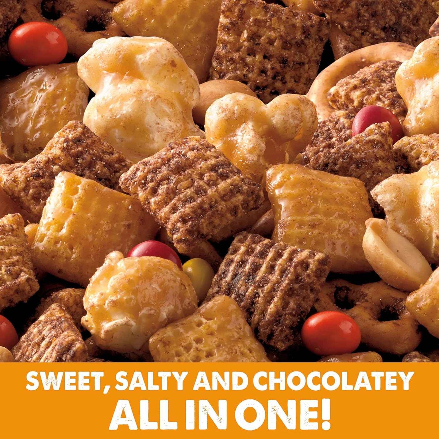 Chex Mix Turtle Snack Mix – Gourmet Indulgent Party Mix for Upscale Get-Togethers and Wine Nights