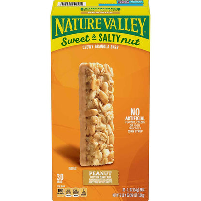 Nature Valley Sweet and Salty Nut Granola Bars – Commuter Bag Snack for Busy Workdays, Individually Wrapped