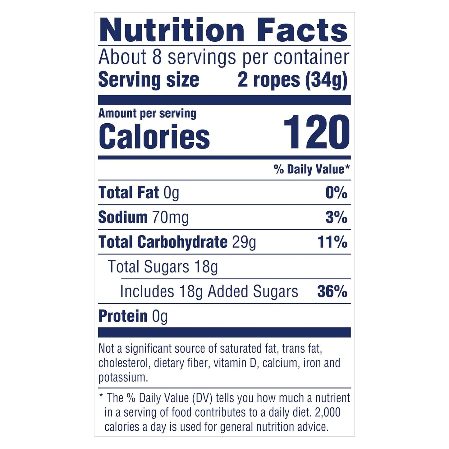SweeTARTS Ropes Chewy Candy – Colorful Candy Buffet Display for Party Tables, 9 oz