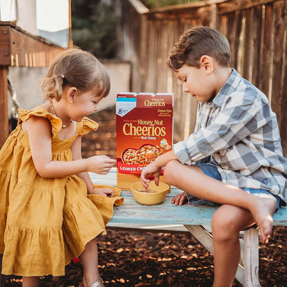 Honey Nut Cheerios, Heart Healthy Cereal with Whole Grain Oats for a Cholesterol-Friendly Morning Routine, 10.8 oz