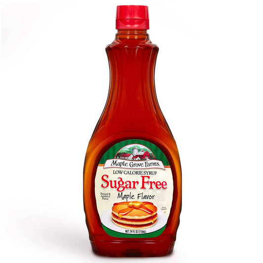Maple Grove Farms Sugar Free Syrup, Thoughtful Housewarming Gift for the Health-Conscious Home Cook, 24 Ounce Pack of 2