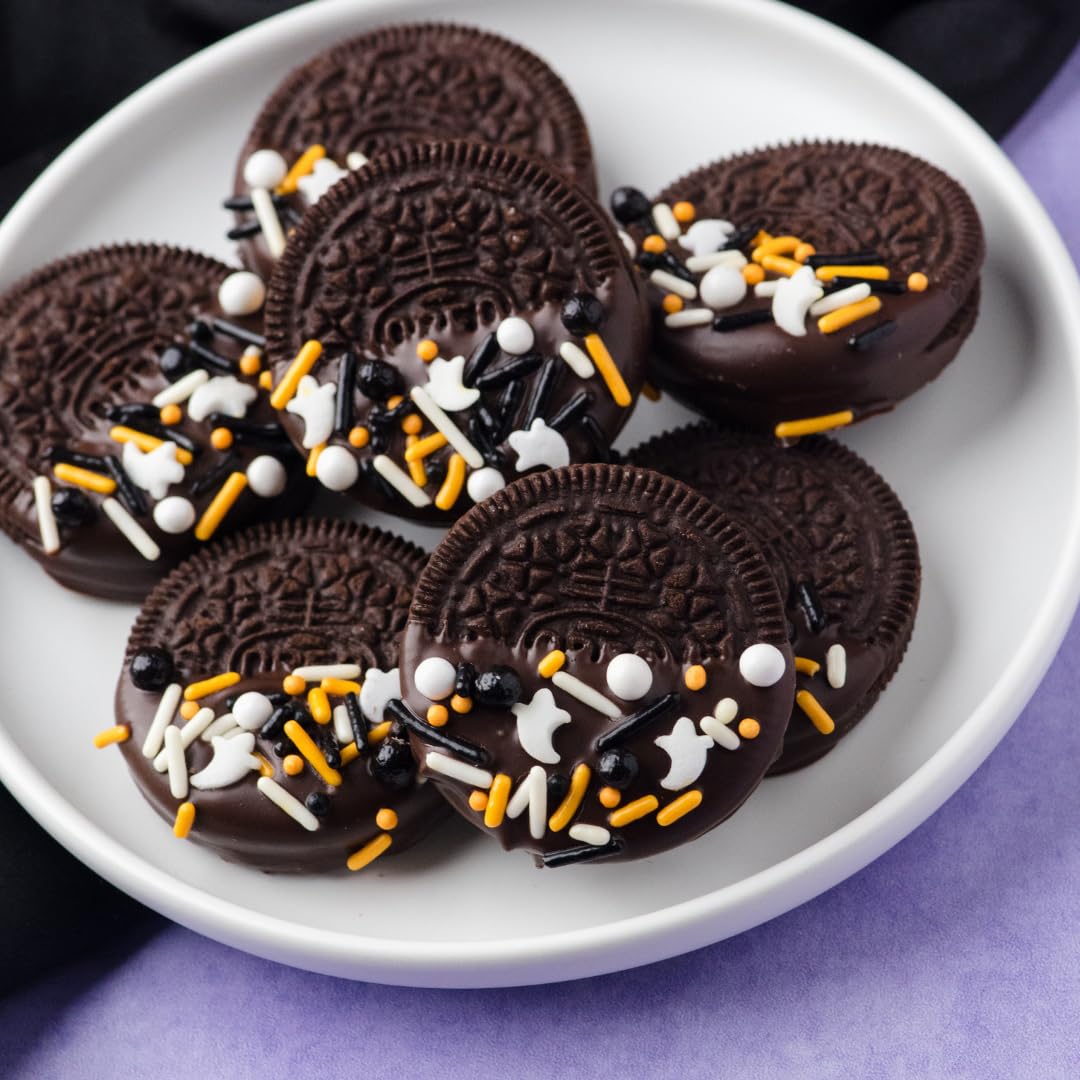 Sweets Indeed Natural Dye Free Halloween Sprinkles – Allergen Aware Edible Topping for Sensitive Children