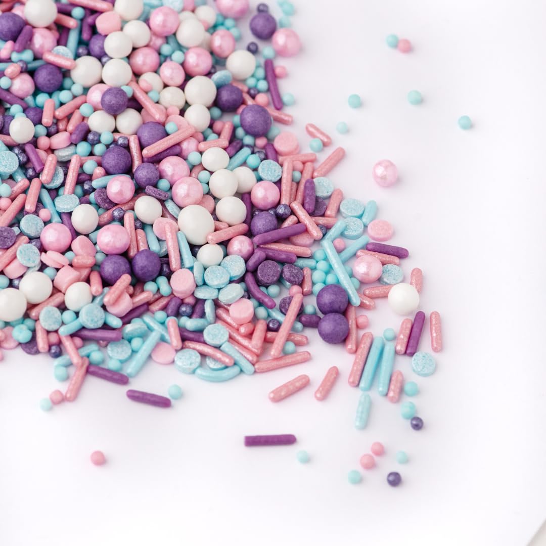 Sweets Indeed Sprinklefetti Colorful Cupcake Sprinkles for Kids Birthday Parties – Fun Topping for Cookies, Cakes, and Ice Cream Sundaes