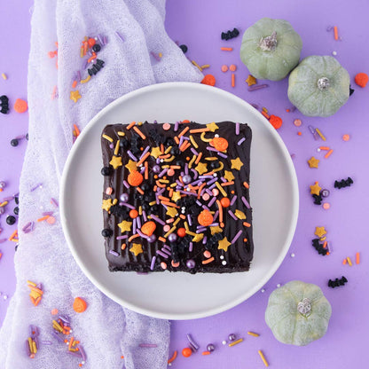 Sweets Indeed Sprinklefetti Halloween Sprinkle Mix – Peanut Free & Gluten Free Cookie Decorating Toppings for Family Baking