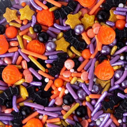 Sweets Indeed Sprinklefetti Halloween Sprinkle Mix – Peanut Free & Gluten Free Cookie Decorating Toppings for Family Baking