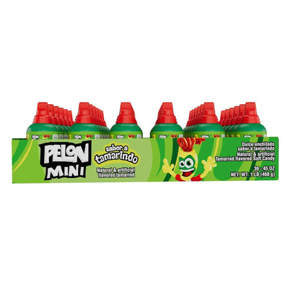Pelon Pelo Rico Mini Tamarind Candy 36-Count Pack – Portable Squeeze Tube Snack for Camping Trips and Picnic Baskets
