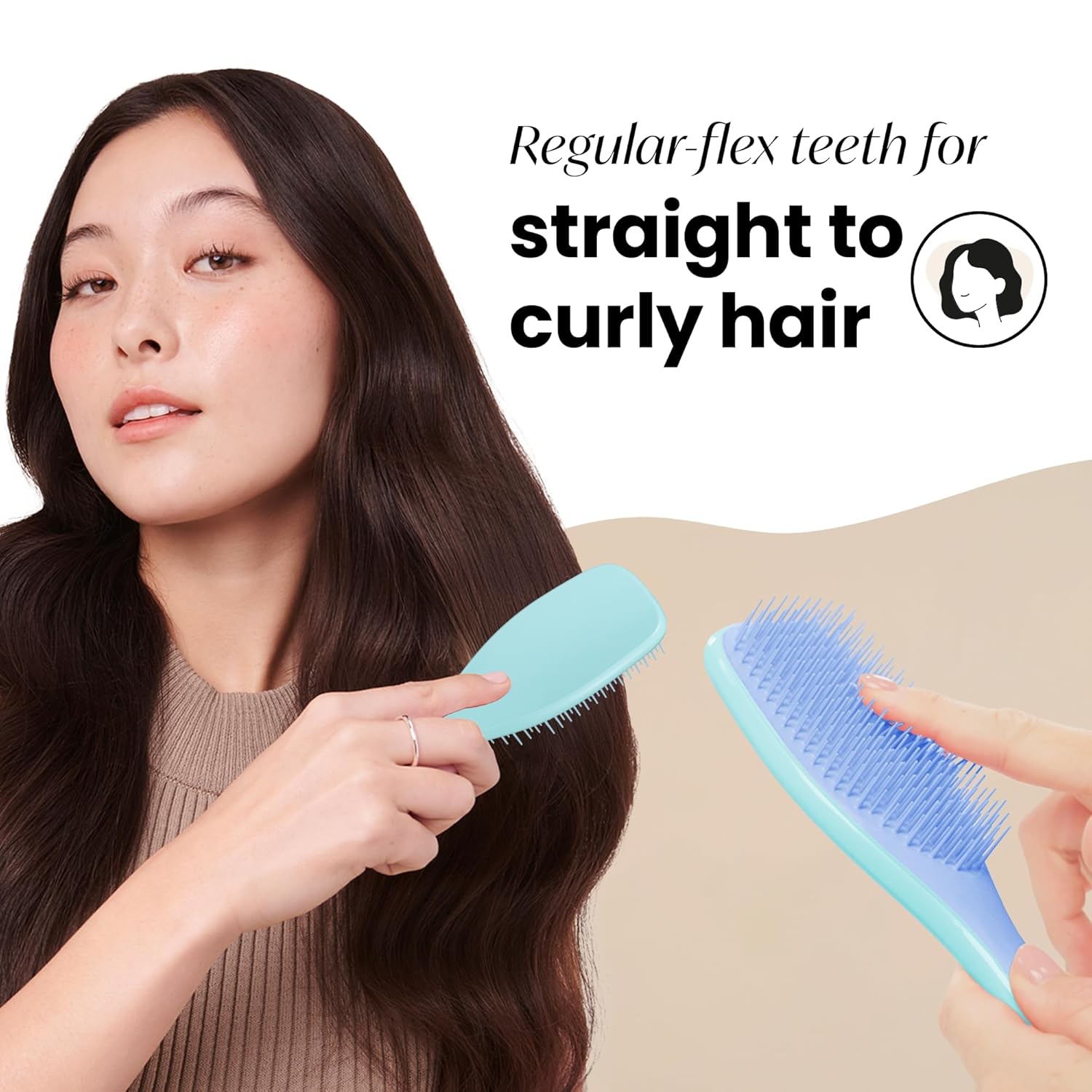 Tangle Teezer Ultimate Detangler Brush – Aromatherapy Night Companion, Distributes Masks and Treatments Effortlessly