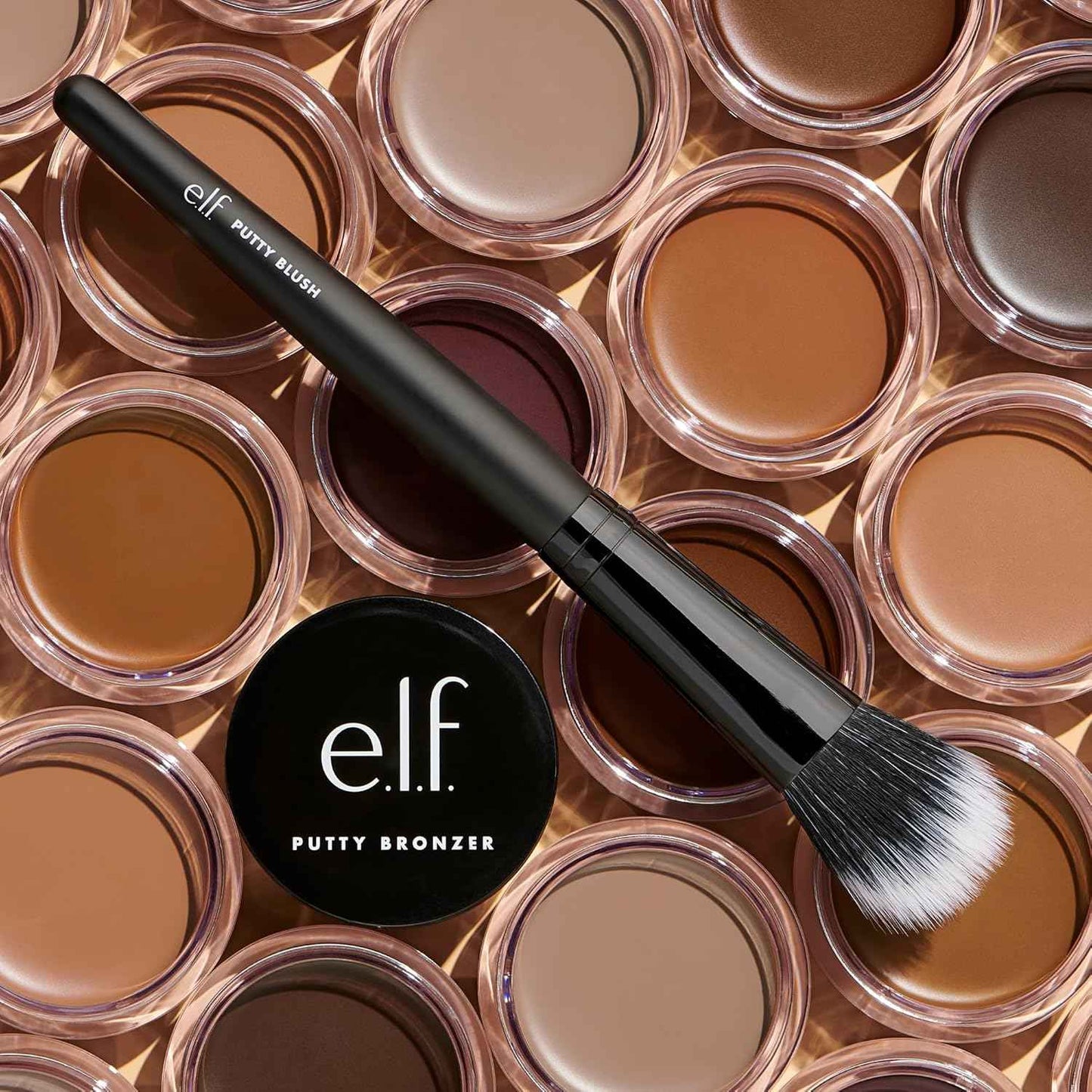 e.l.f. Putty Blush Brush – Mindful Self-Care Makeup Tool for Cream Blush, Daily Glow Ritual