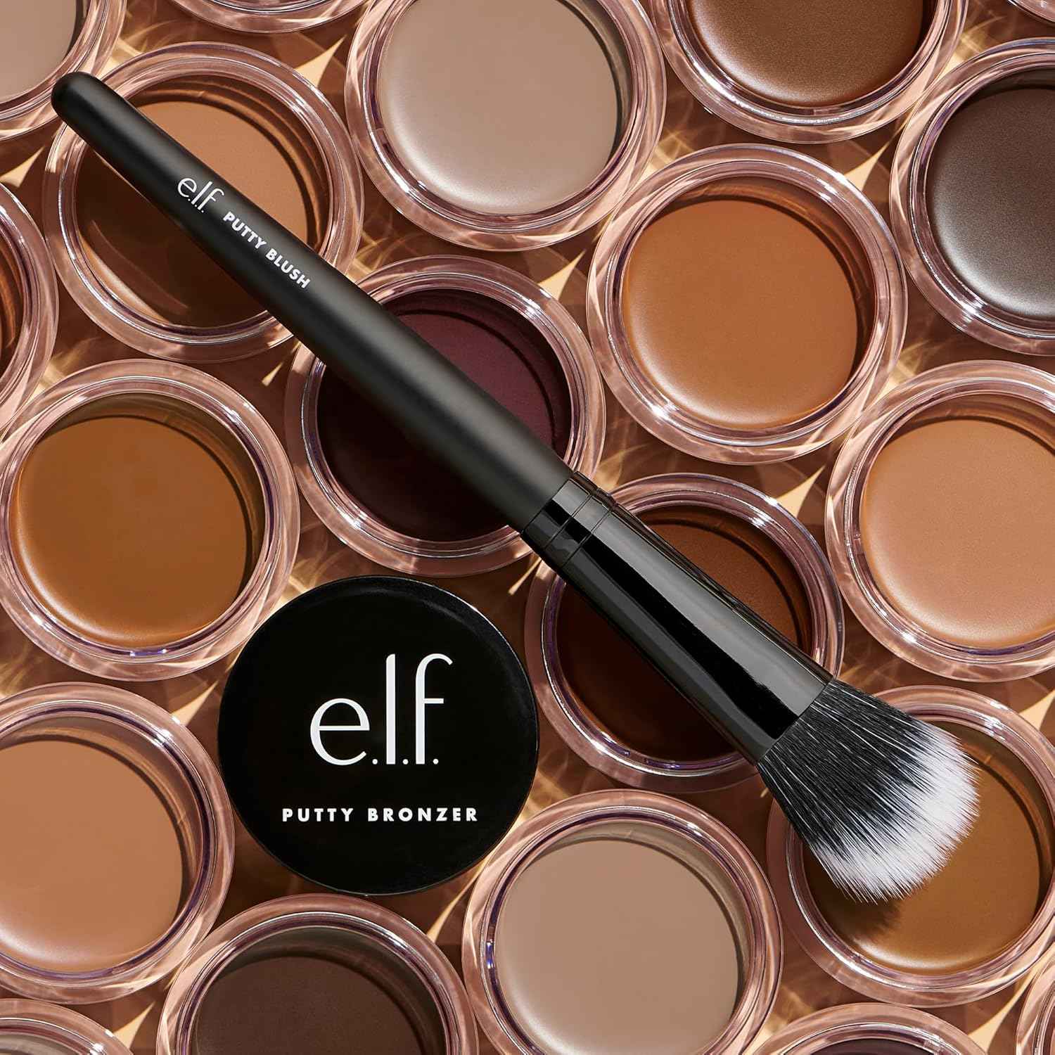 e.l.f. Putty Blush Brush – Mindful Self-Care Makeup Tool for Cream Blush, Daily Glow Ritual